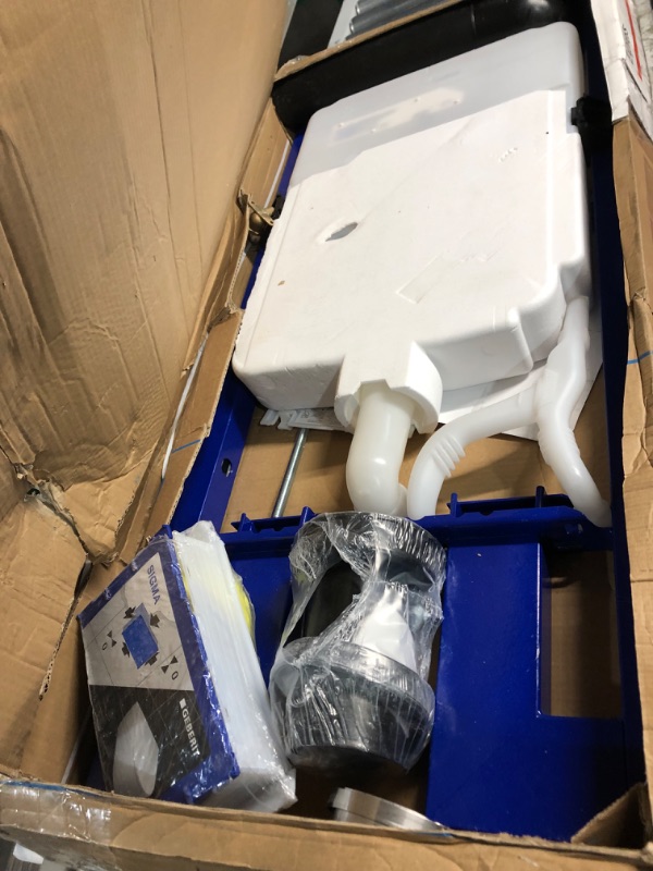 Photo 2 of **USED BUT APPEARS NEW**  Geberit Duofix 0.8/1.28 GPF Dual Flush In-Wall System with Sigma Concealed Tank for 2x4 Construction in White