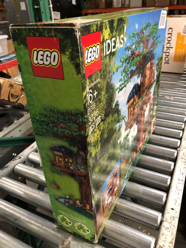 Photo 3 of **SEE PHOTOS FOR BOX CONDITION** LEGO Ideas Tree House 21318 Building Toy Set for Kids, Boys, and Girls Ages 16+ (3,036 Pieces) Kit