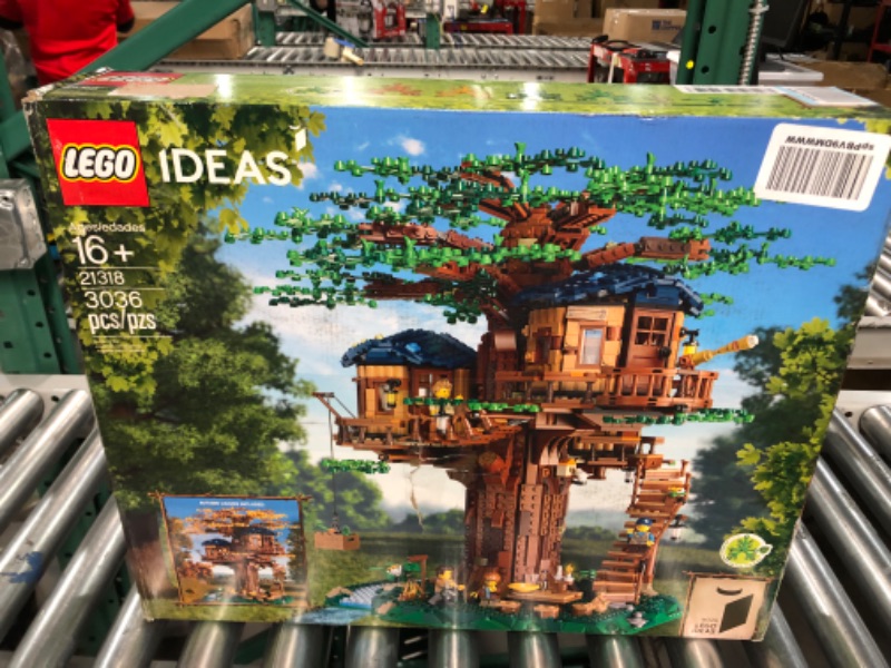 Photo 2 of **SEE PHOTOS FOR BOX CONDITION** LEGO Ideas Tree House 21318 Building Toy Set for Kids, Boys, and Girls Ages 16+ (3,036 Pieces) Kit