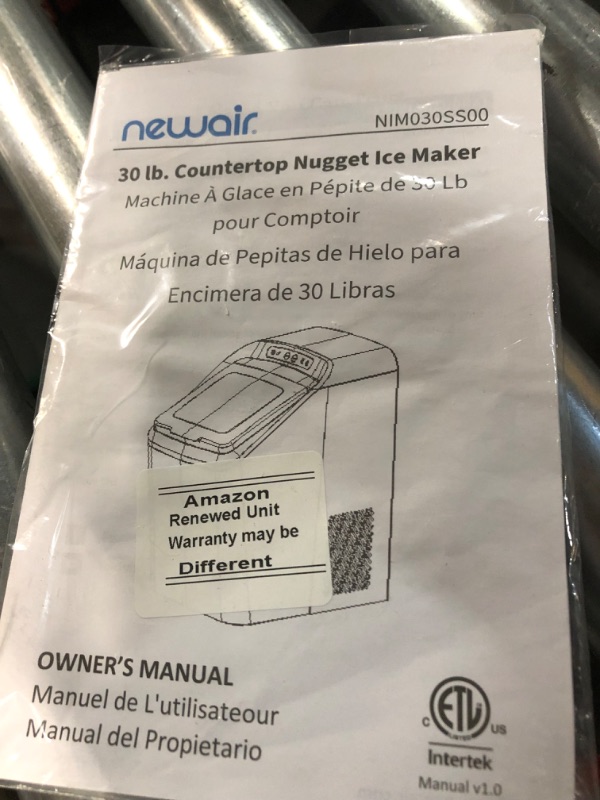 Photo 8 of **PARTS ONLY**  
Newair Countertop Nugget Ice Maker 