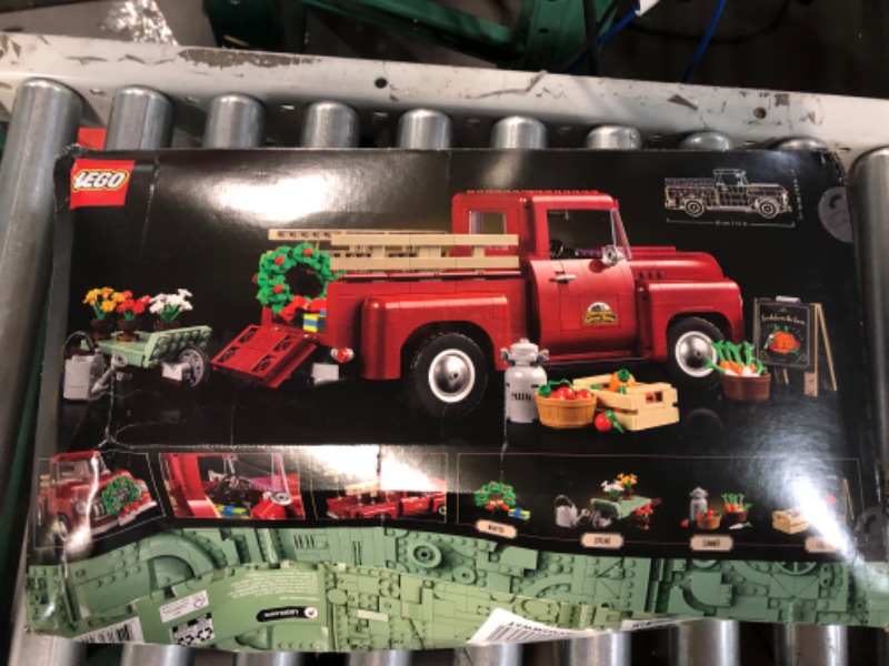 Photo 2 of **BOX DAMAGED SEE PHOTOS** LEGO Icons Pickup Truck 10290 Building Set for Adults (1677 Pieces) Standard Packaging