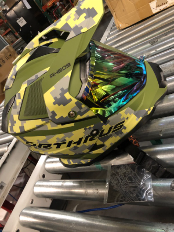 Photo 1 of * xxl * used * see all images *
Orthrus DOT Certified Dual Sport Multicam Adventure Motorcycle Helmet UV Protected Visor for Snowmobile ATV Dirt Bike Off Road 