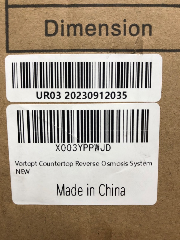 Photo 6 of ***SEE NOTES***Vortopt Countertop Reverse Osmosis System - 5 Stage Counter Top RO Water Filter, 0.0001um Purification for Drinking, Reduces TDS, Fast Heating Water Dispenser, BPA Free, 7:1 Pure to Drain, Golden,UR03