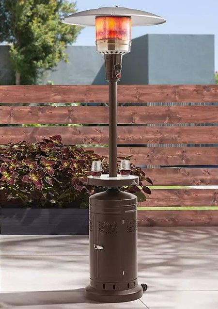 Photo 1 of **SEE NOTES** Member's Mark Bronze Patio Heater with LED Table