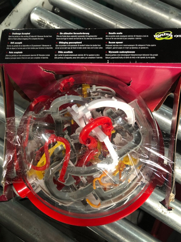 Photo 3 of * used * dented *
Perplexus Portal, 3D Puzzle Ball Maze Fidget Toys Kids Games Travel Games Puzzle Games Fidget Ball with 150 Obstacles