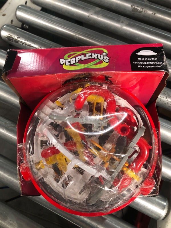 Photo 2 of * used * dented *
Perplexus Portal, 3D Puzzle Ball Maze Fidget Toys Kids Games Travel Games Puzzle Games Fidget Ball with 150 Obstacles