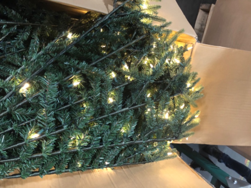 Photo 2 of **USED BUT APPEARS NEW**  Member's Mark 9' 1,000 LED Pre-Lit Bristle Fir Christmas Tree