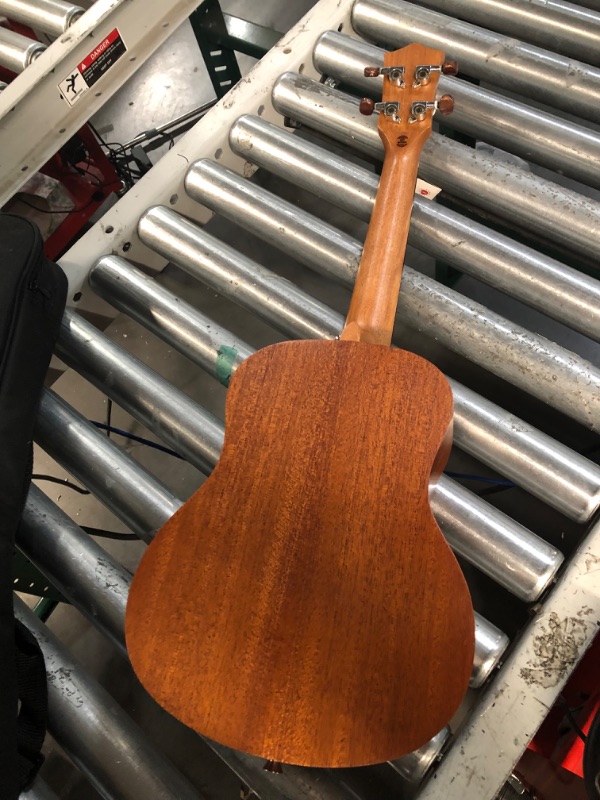 Photo 2 of **USED BUT APPEARS NEW**  Kmise 26 Inch Tenor Classical Ukulele Kit Tiger Flame Okoume Wood for Beginner and Professional Player Tenor Okoume