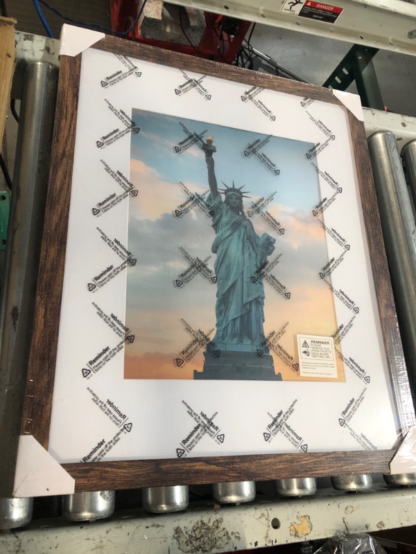 Photo 1 of 16"x20" Matted Picture Frame - Wood