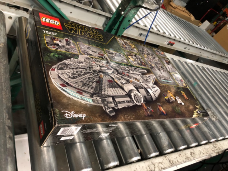 Photo 1 of **PERFECT BOX** LEGO Star Wars Millennium Falcon 75257 Starship Construction Set, with Finn, Chewbacca, Lando Calrissian, Boolio, C-3PO, R2-D2 and D-O, The Rise of Skywalker Collection Standard Packaging