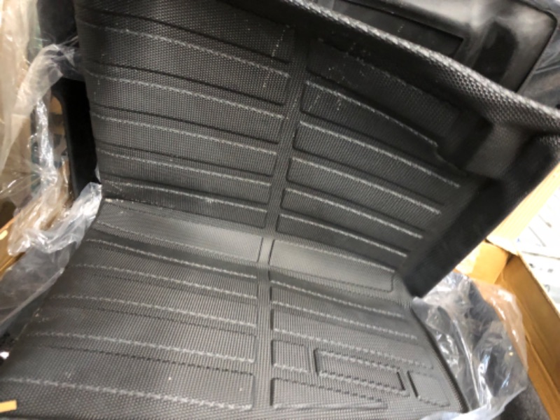 Photo 4 of KELCSEECS All Weather Floor Mats& Cargo Liner(Only Fit Cargo in Upper Deck Position) Set for 2021 2022 2023 2024 Chevrolet Trailblazer Car Mats Floor Liners Trunk Mat Chevy Trailblazer Trunk Liner Trailblazer floor mats& cargo liner