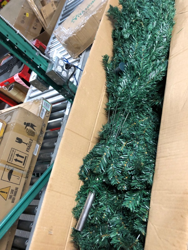 Photo 3 of **USED BUT APPEARS NEW**  7.5ft Artificial Christmas Tree, Arbol de Navidad with 1,600 Branch Tips, Xmas Tree with Fold-Able Base Stand, Premium North Valley Spruce for Home, Office, Shop Decoration