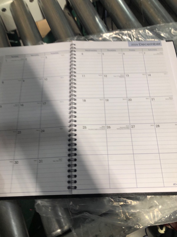 Photo 3 of AT-A-GLANCE 2024 Monthly Planner, DayMinder, 8" x 11-3/4", Large, Monthly Tabs, Hardcover, Black (G470H0024) Large 2024 New Edition