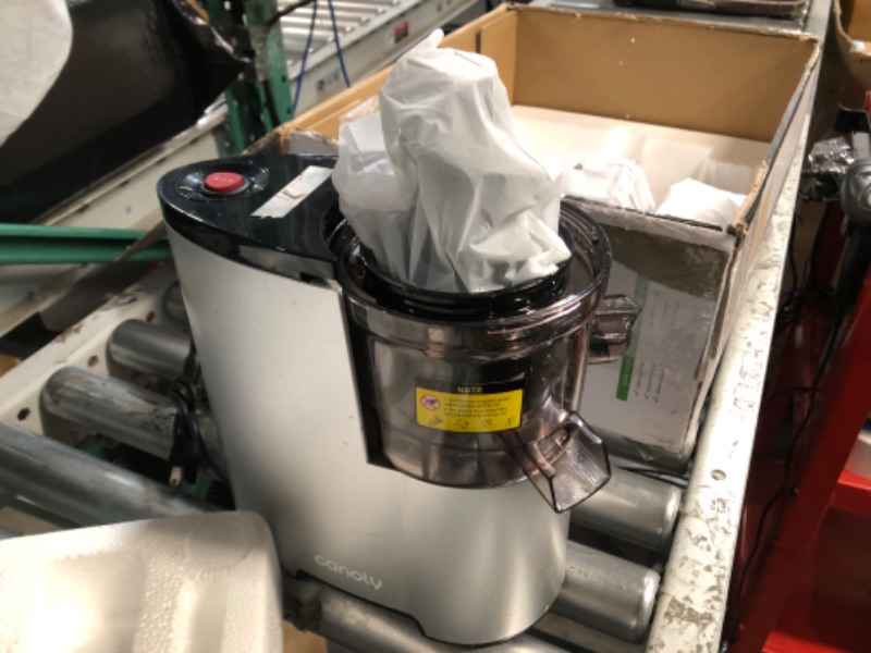 Photo 4 of ***MAJOR DAMAGE - NOT FUNCTIONAL - SEE NOTS***
Masticating Juicer, 300W Professional Slow Juicer with 3.5-inch (88mm) Large Feed 