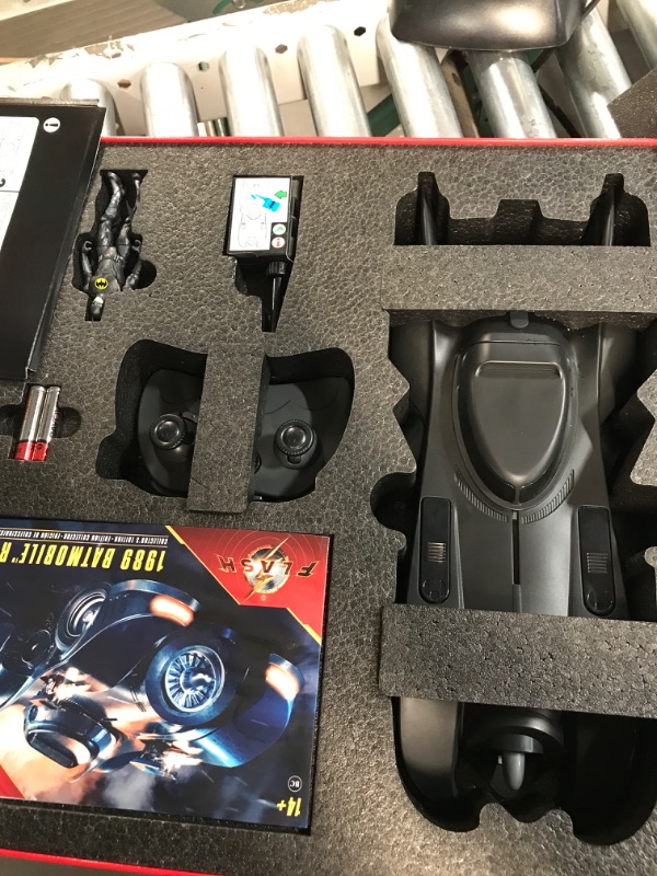 Photo 3 of DC Comics, Official 1989 Batmobile RC, Exclusive Batman Figure, Limited Edition Collector's 