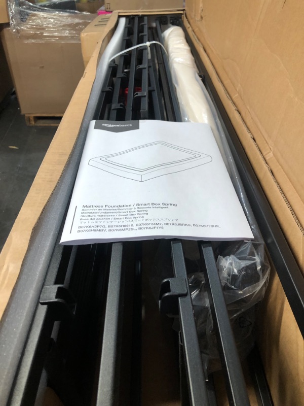 Photo 1 of *SEE CLERK NOTES* Amazon Basics Mattress Foundation / Smart Box Spring for Queen Size Bed 9"