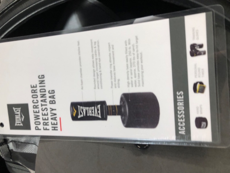 Photo 2 of **NON REFUNDABLE NO RETURNS SOLD AS IS**
**PARTS ONLY**Everlast Unisex Power Core Freestanding Punch Bag Black/White