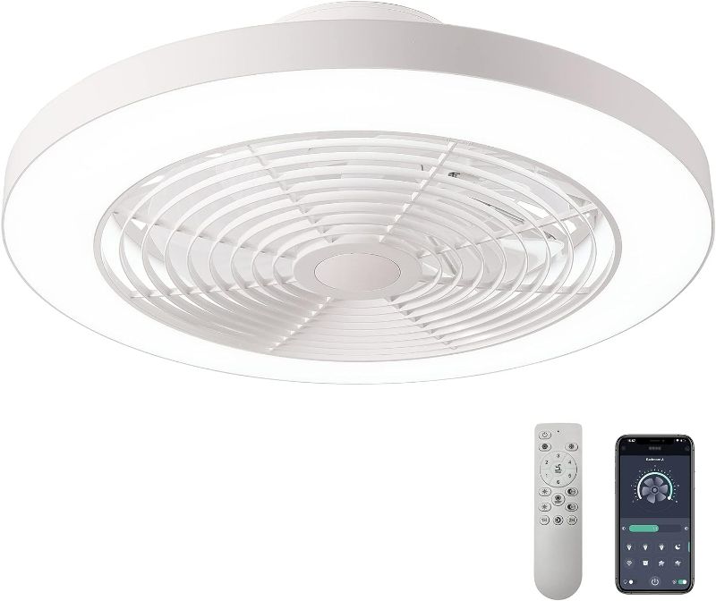 Photo 1 of  Flower Ceiling Fans with Lights and Remote, 27in.