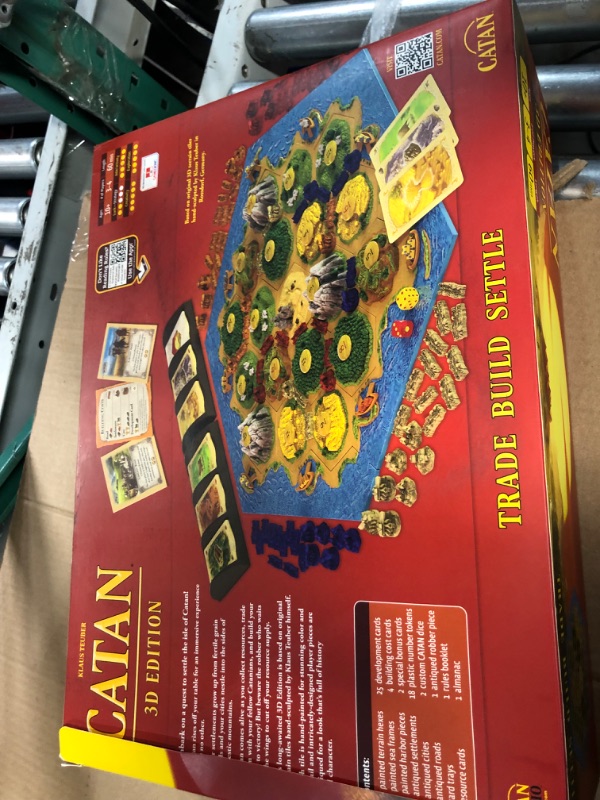 Photo 4 of CATAN 3D Edition Board Game | Strategy Game with Immersive 3D Tiles 