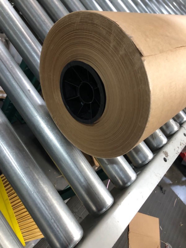 Photo 3 of IDL Packaging 36" x 720 feet (8640 inches) Brown Kraft Paper Roll, 50 lbs