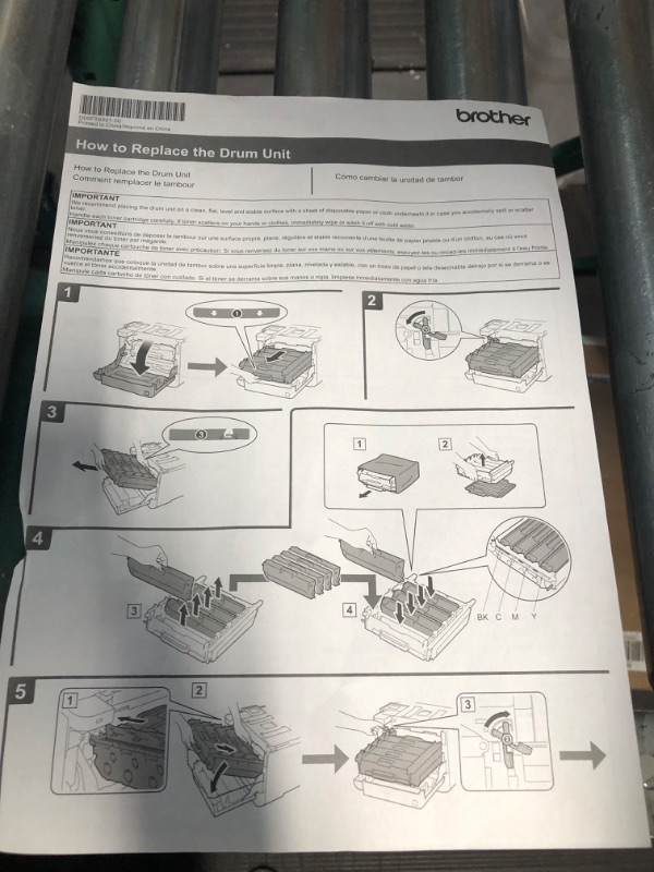 Photo 3 of Brother Printer DR431CL Drum Unit-Retail Packaging, White