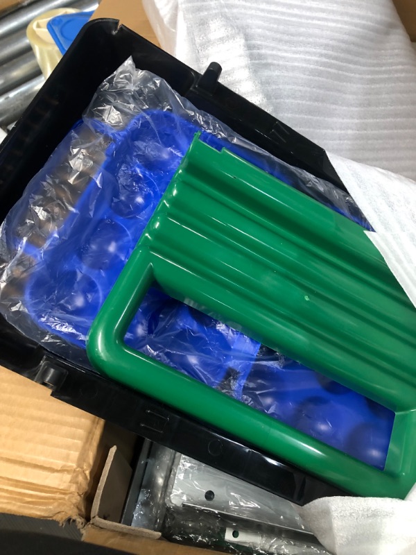 Photo 1 of HUMUMU Chicken Nesting Box-3 Compartment Galvanized Stainless Steel Egg Laying Box 