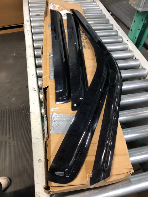 Photo 1 of ONE OF THE LONFER PIECES IS CRACKED ON ONE OF ITS ENDS** Compatible with Ford Explorer/Mercury Mountaineer/Lincoln Aviator 4pcs Tape-On Window Visor Deflector Rain Guard