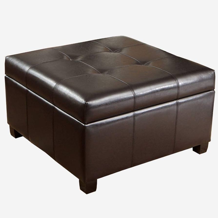 Photo 1 of *MINOR DAMAGE*
Storage Ottoman, Espresso 31"D x 31"W x 18.5"H