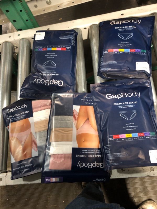 Photo 3 of PACK OF 5** GapBody Ladies 5pk Seamless Hipster - SIZE XX-L