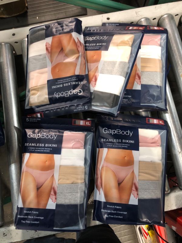 Photo 2 of PACK OF 5** GapBody Ladies 5pk Seamless Hipster - SIZE X-LARGE