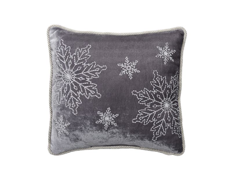 Photo 1 of Comfy Hour Let It Snow Collection 14"x14" Winter Christmas Snowflake Accent 