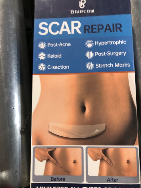 Photo 1 of ***NON REFUNDABLE***
Silicone Scar Sheets 8 Pack,Scar Away Strips for Scars-Keloid,C-Section,Surgical-Reusable Scar Removal Gel Tape, LOT OF 5