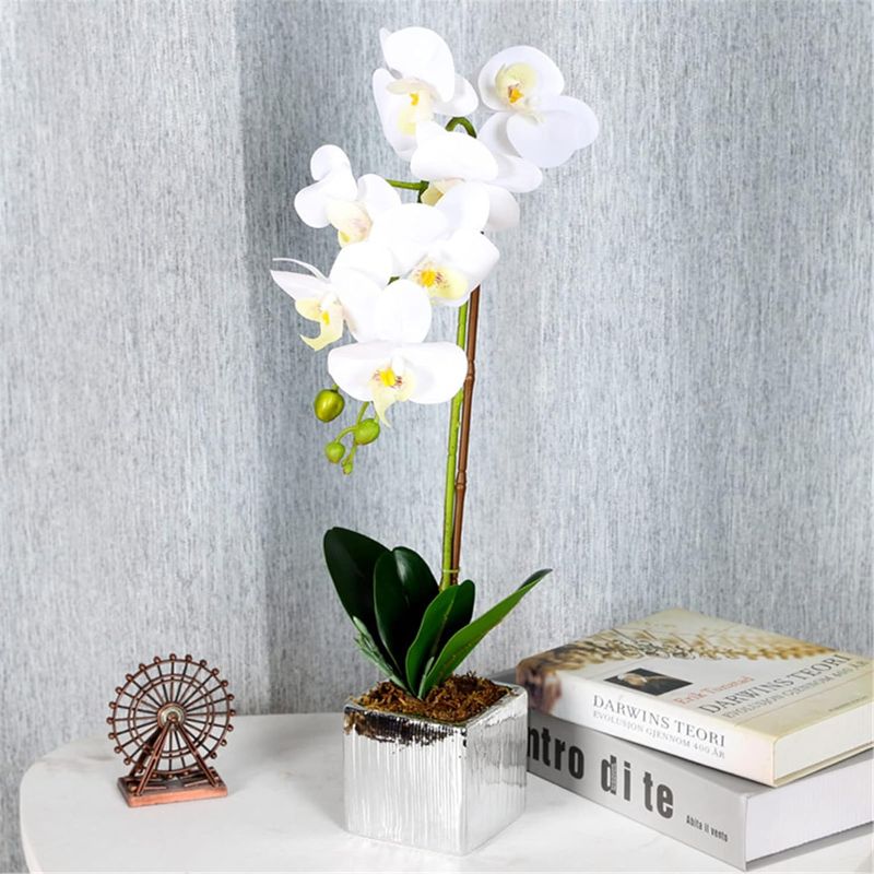 Photo 1 of ***NON REFUNDABLE***
YSZL Artificial Potted Orchid Faux Phalaenopsis Silk Flowers Bonsai Realistic Arrangement LOT OF 6