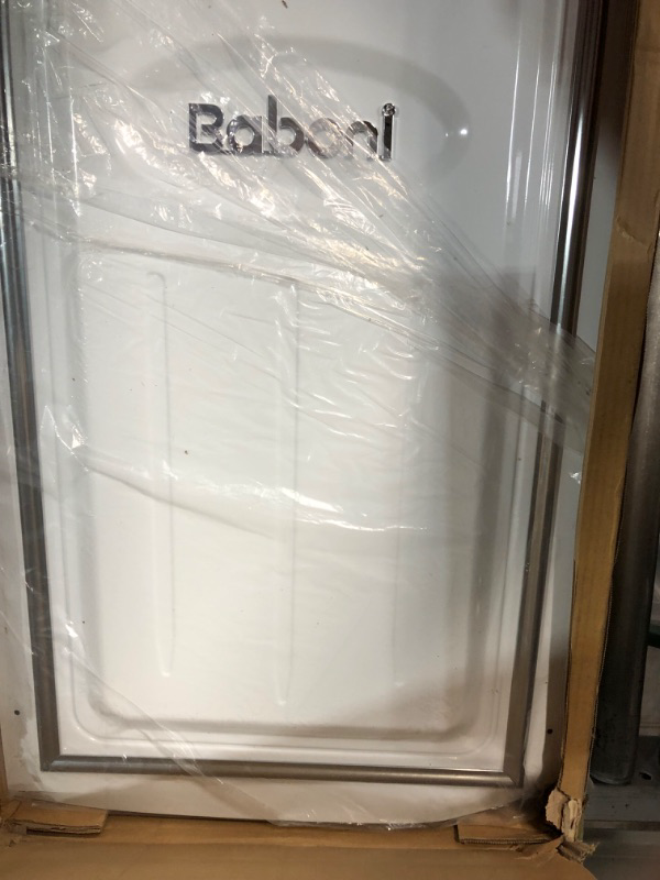 Photo 2 of ***USED - DENTED AND SCRATCHED***
Baboni Pet Door for Wall, Steel Frame and Telescoping Tunnel, Aluminum Lock, Double Flap 