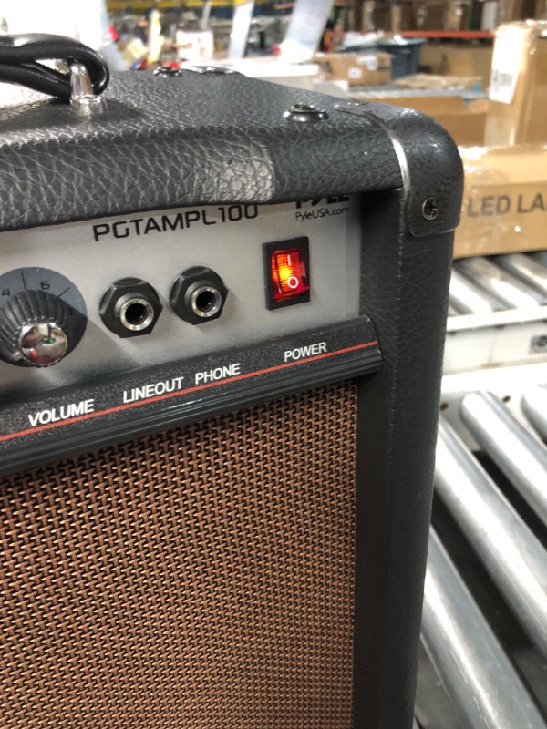 Photo 4 of Portable Electric Guitar Amplifier, 30 Watt Power, 8 Inch High-Definition Speaker, Bass, Dual Inputs, Overdrive, Digital Delay, Amp Control Volume, EQ