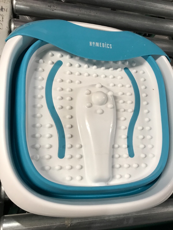 Photo 1 of **UNTESTED**  HoMedics Compact Pro Spa Collapsible Footbath with Heat 