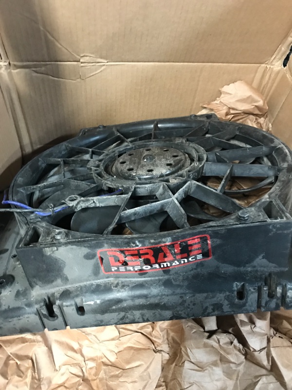 Photo 1 of ** VERY DIRTY **   Derale 16928 High Output Dual Radiator Fan,Black