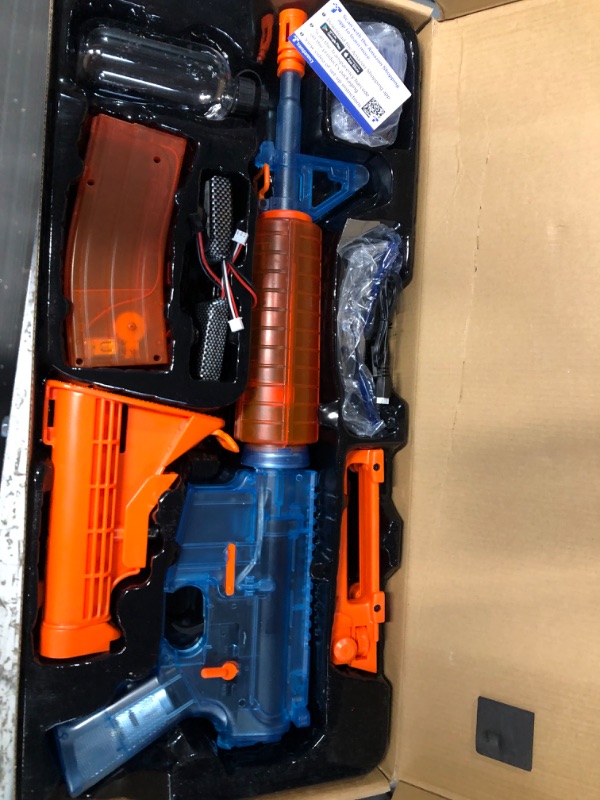 Photo 1 of Bwine M4A1 Electric Gel Ball Blaster with 10000 Gel Beads & SEMI/AUTO Mode for Outdoor Game, 200FT+200FPS+10R/S+2 Batteries+