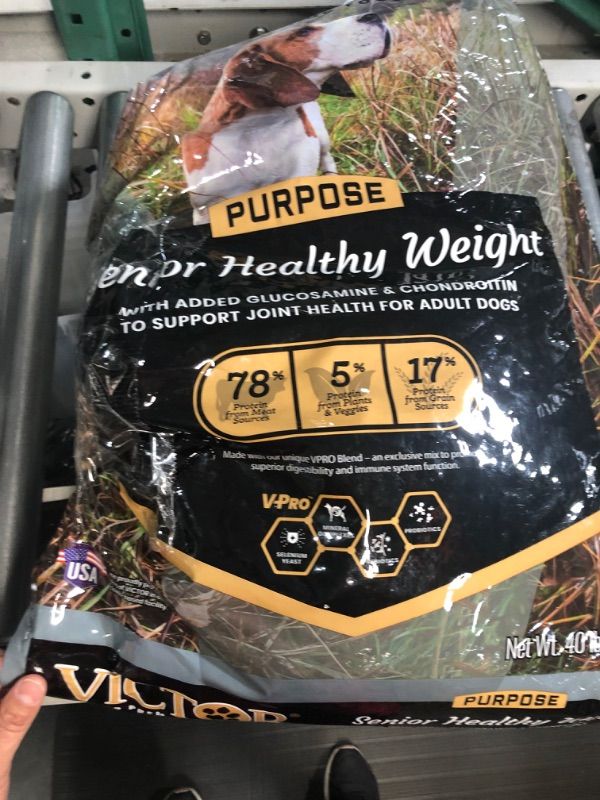 Photo 4 of Victor Super Premium Dog Food – Purpose - Senior Healthy Weight – Gluten Free Weight Management Dry Dog Food 40lbs 