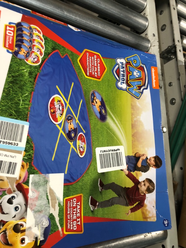 Photo 3 of Paw Patrol Tic Tac Toe Toss Game for Indoor & Outdoor Play!