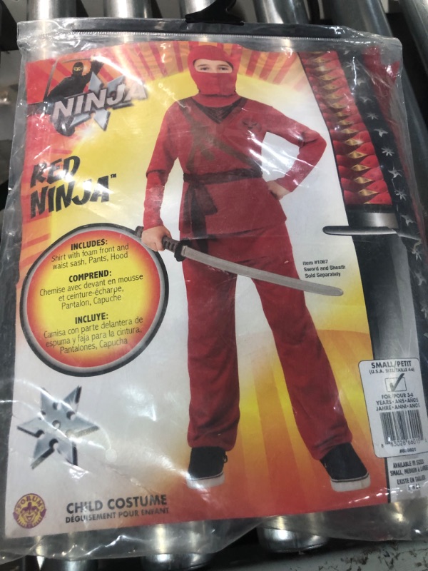 Photo 3 of Halloween Red Ninja Child Costume