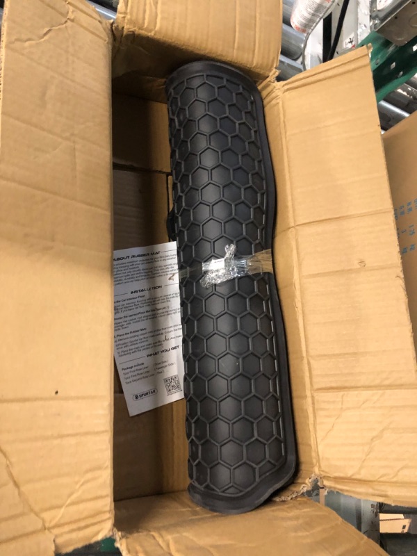Photo 1 of Floor Mats for Tesla Model Y 2020 2021 2022 2023, Spurtar Honeycomb Design Anti-skidding 