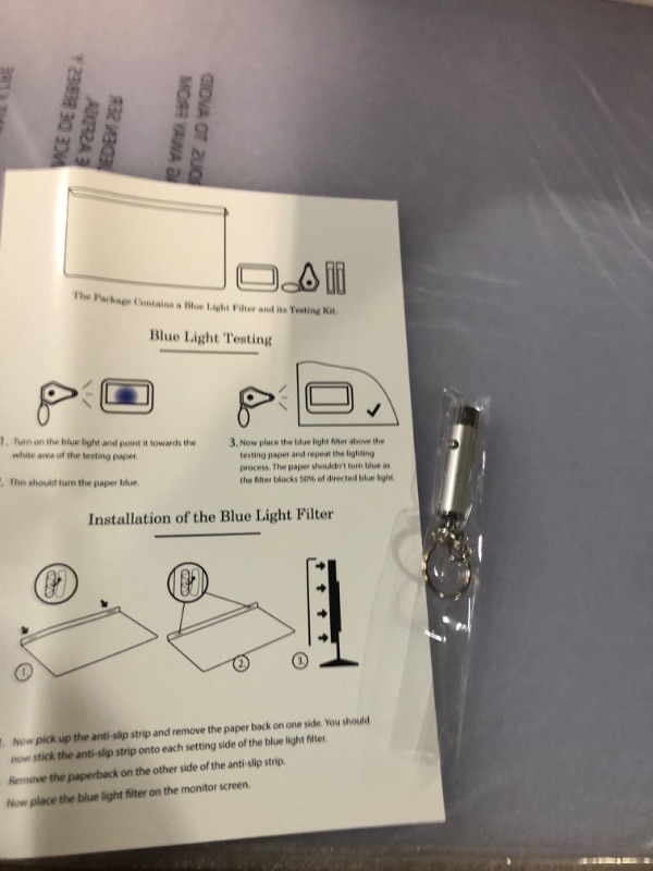 Photo 1 of Anti Blue Light Screen Filter for 27 Inches Widescreen Desktop Monitor (Does NOT fit 27" iMac)