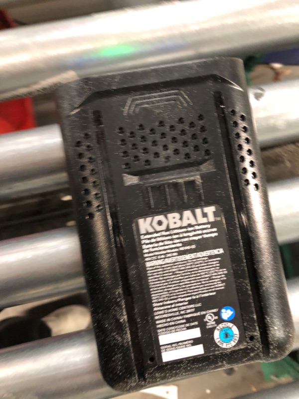 Photo 5 of Kobalt 40-Volt 4-Amps 4.0ah Rechargeable Lithium Ion (Li-Ion) Cordless Power Equipment 