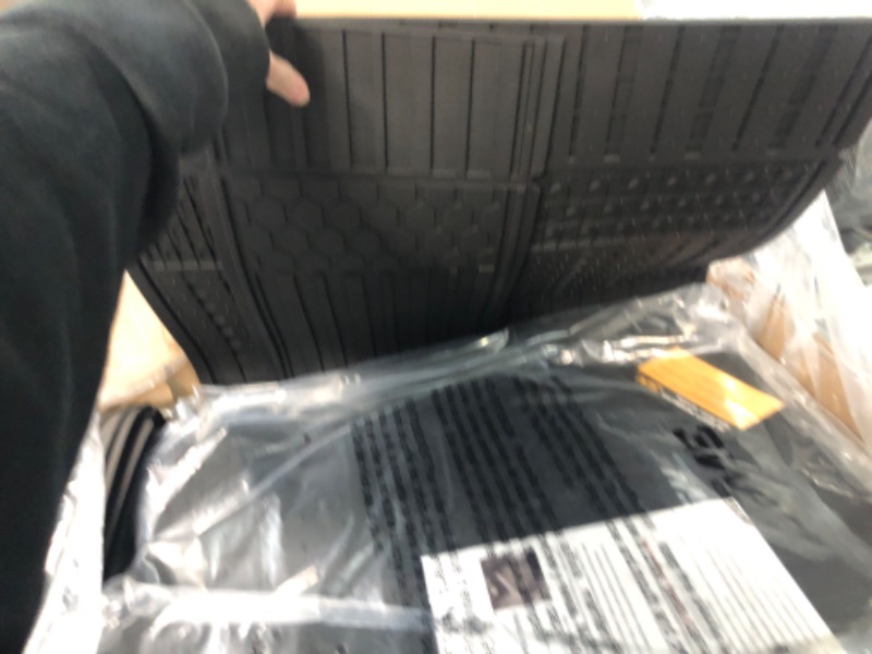 Photo 2 of 3W Floor Mats & Cargo Liner Fit Toyota Sienna 2021-2024 (Only for 8 Seat with Spare Tire)