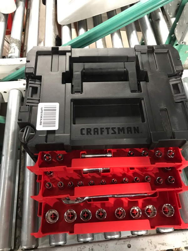 Photo 1 of Craftsman Mechanic Tool Set, 262-Piece Socket Set with Tool Box and 3 Drawers,