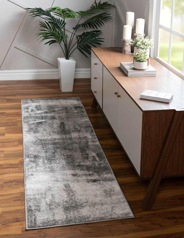 Photo 1 of Unique Loom Sofia Collection Traditional Vintage Gray Area Rug (9' x 12') Rectangular