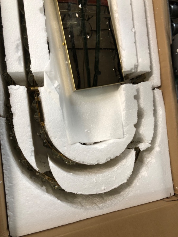 Photo 1 of ANTILISHA Rectangle Gold Chandeliers for Dining Room Ceiling Modern Dining Room Light