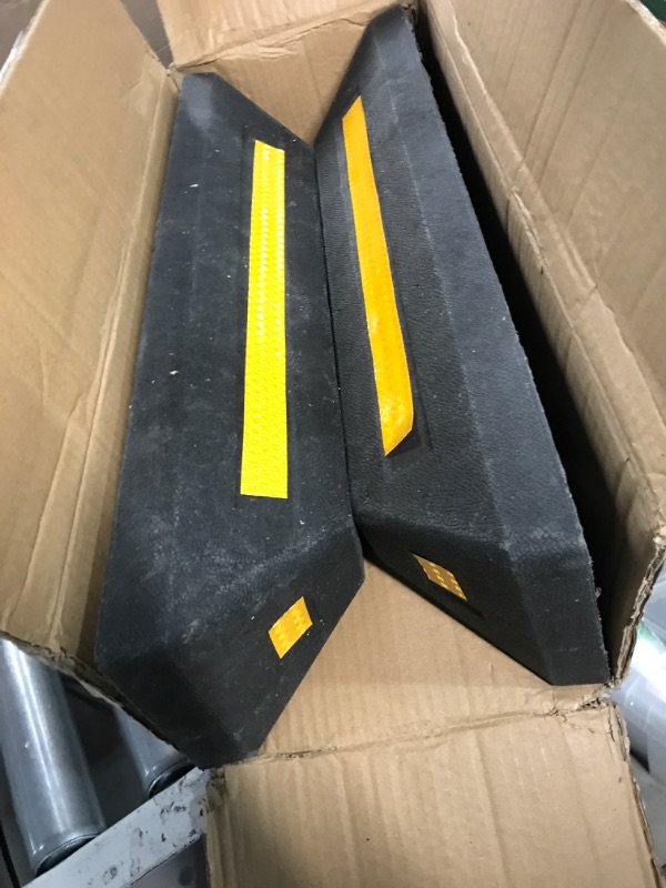 Photo 2 of Biowina Parking Block,Heavy Duty Rubber Curb Parking Target 2pack