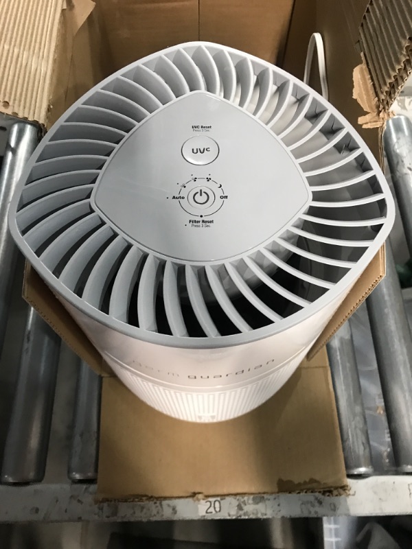 Photo 1 of Germ Guardian AirSafe+ Intelligent Air Purifier with 360° HEPA 13 Filter, Removes 99.97% of Pollutants,
